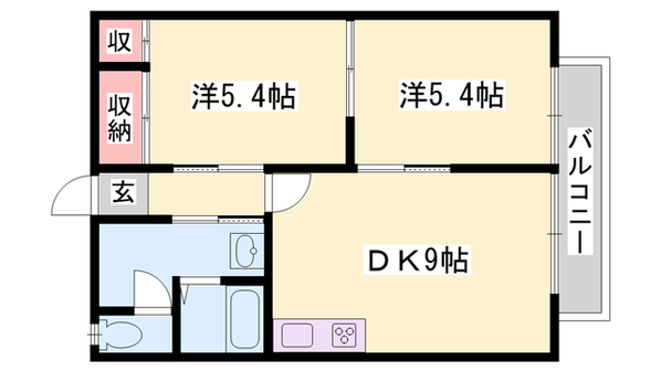 グリーンフレグランスの物件間取画像